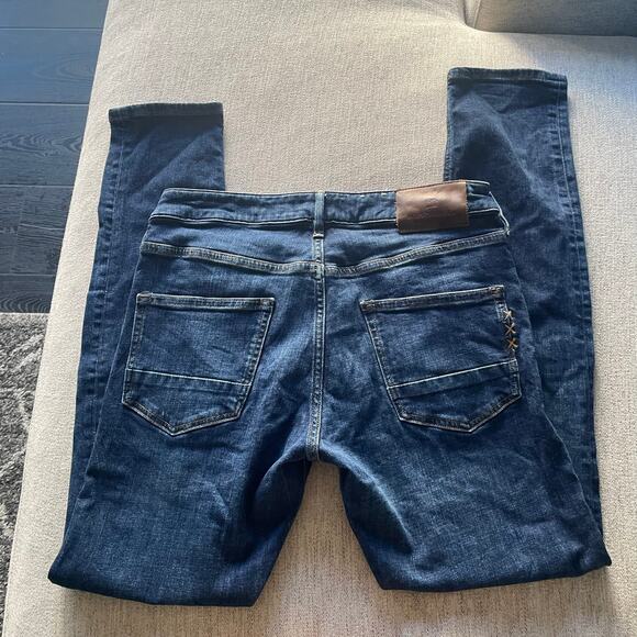 PJ SALVAGE Blue Slip Tank Dress Scallop Neckline Extra‎ Small XS - Picture 2 of 6